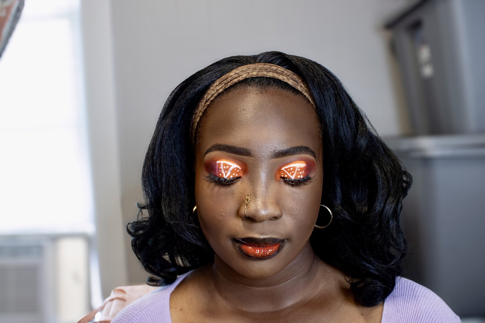 Creative editorial look