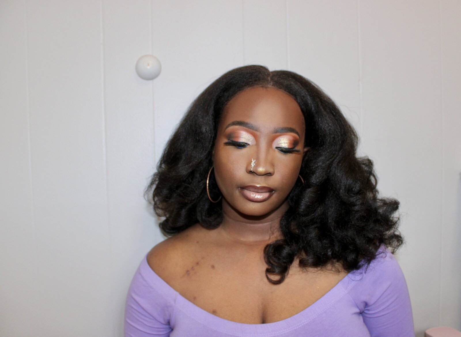 Full glam look