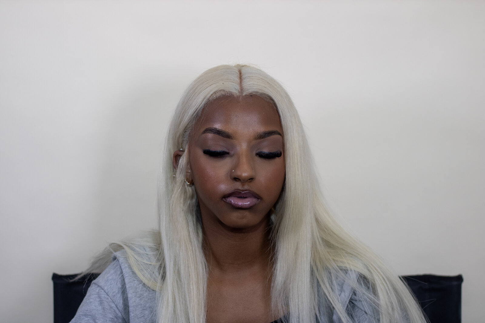 Soft glam look