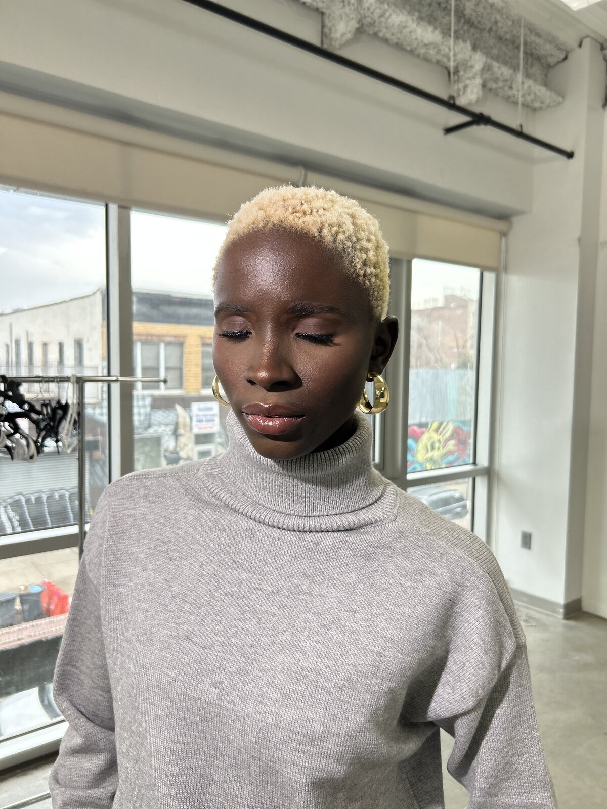 Soft glam look